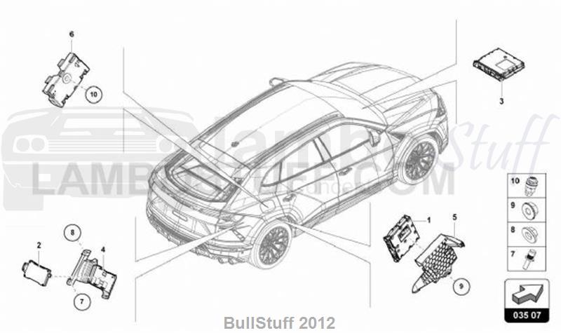 2021 Lamborghini URUS URUS USA TV TUNER (035.07.00)